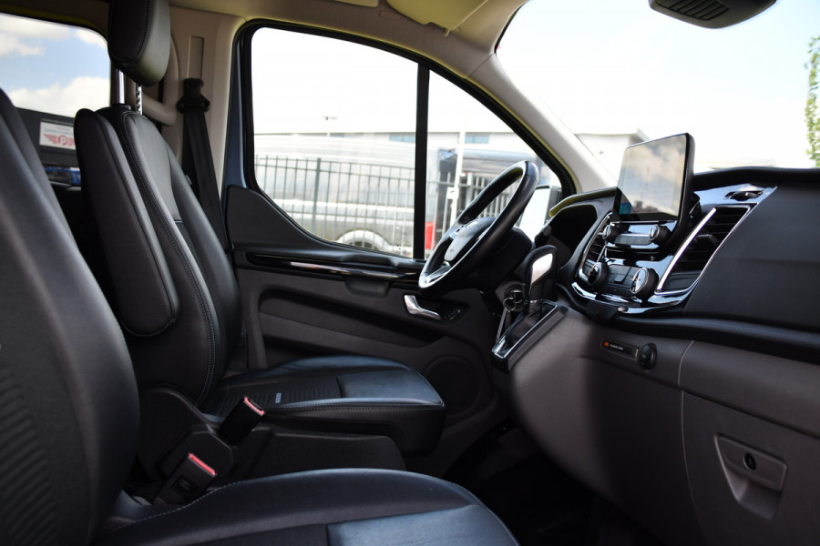 Ford Transit Custom 320 2.0 TDCI L2H1 Active DC PB Edition Camera, Cruise, Carplay, Stoelverwarming, LED, Automaat, 170pk, Sensoren, leder, 2 x Schuifdeur, Automaat, Uniek!
