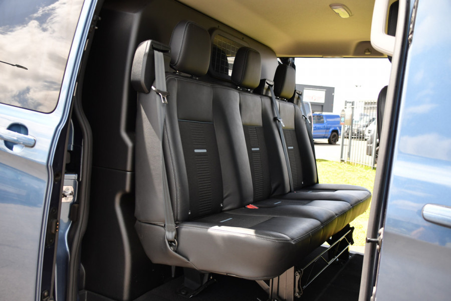 Ford Transit Custom 320 2.0 TDCI L2H1 Active DC PB Edition Camera, Cruise, Carplay, Stoelverwarming, LED, Automaat, 170pk, Sensoren, leder, 2 x Schuifdeur, Automaat, Uniek!