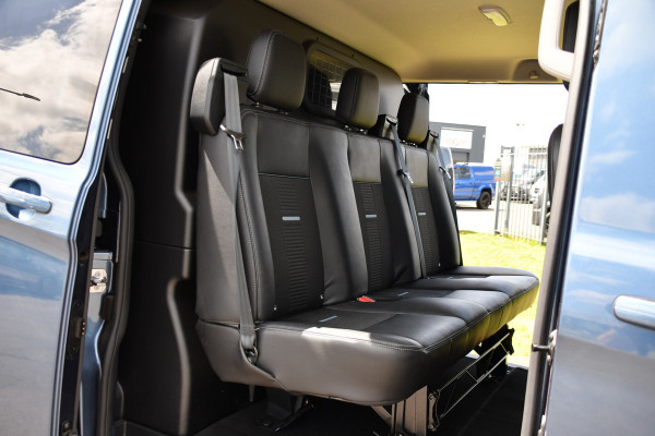 Ford Transit Custom 320 2.0 TDCI L2H1 Active DC PB Edition Camera, Cruise, Carplay, Stoelverwarming, LED, Automaat, 170pk, Sensoren, leder, 2 x Schuifdeur, Automaat, Uniek!