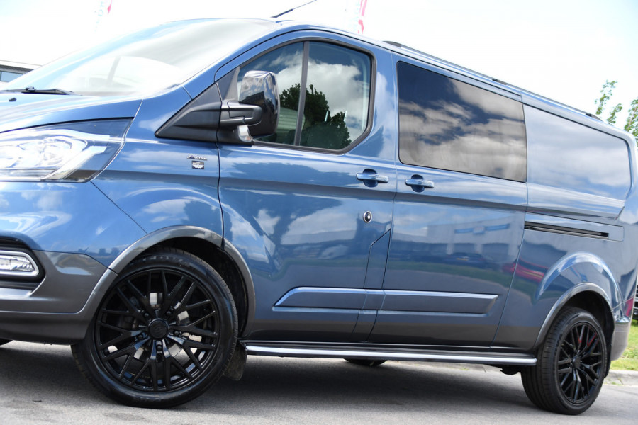 Ford Transit Custom 320 2.0 TDCI L2H1 Active DC PB Edition Camera, Cruise, Carplay, Stoelverwarming, LED, Automaat, 170pk, Sensoren, leder, 2 x Schuifdeur, Automaat, Uniek!
