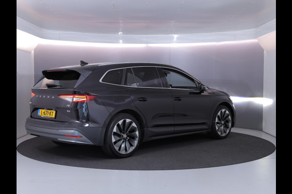 Škoda ENYAQ iV 60 180 pk | SOH 93,53% | Navigatie | Parkeersensoren | Achteruitrijcamera | Lederen bekleding | Matrix LED koplampen | Autom. airco (3 zones) | Stoelverwarming |