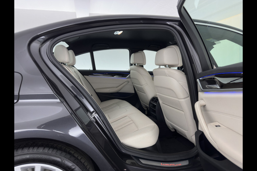 BMW 5 Serie 520d High Executive Luxury-Line Aut. *LEDER | FULL-LED | MEMORY-PACK | DIGI-COCKPIT | HEATED-COMFORTSEATS | AMBIENTLIGHT | NAVI-FULLMAP | ECC | PDC | CRUISE | 18''ALU*