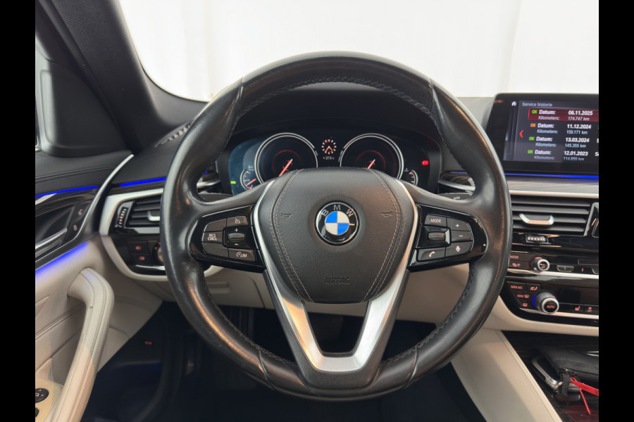 BMW 5 Serie 520d High Executive Luxury-Line Aut. *LEDER | FULL-LED | MEMORY-PACK | DIGI-COCKPIT | HEATED-COMFORTSEATS | AMBIENTLIGHT | NAVI-FULLMAP | ECC | PDC | CRUISE | 18''ALU*