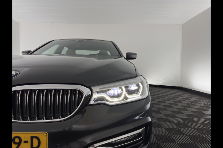 BMW 5 Serie 520d High Executive Luxury-Line Aut. *LEDER | FULL-LED | MEMORY-PACK | DIGI-COCKPIT | HEATED-COMFORTSEATS | AMBIENTLIGHT | NAVI-FULLMAP | ECC | PDC | CRUISE | 18''ALU*