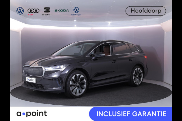 Škoda ENYAQ iV 60 180 pk | SOH 93,53% | Navigatie | Parkeersensoren | Achteruitrijcamera | Lederen bekleding | Matrix LED koplampen | Autom. airco (3 zones) | Stoelverwarming |