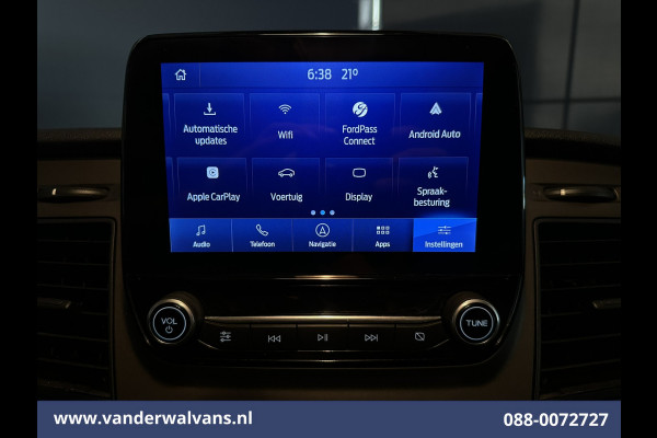 Ford Transit Custom 2.0 TDCI 105pk L2H1 Euro6 Airco | Camera | Apple Carplay | Cruisecontrol | LED | Stoelverwarming Verwamde voorruit, Android Auto, Parkeersensoren, Bijrijdersbank, 2800kg trekvermogen