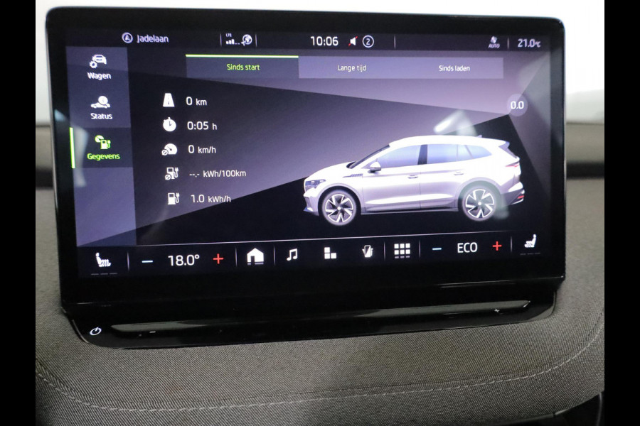 Škoda ENYAQ iV 60 180 pk | SOH 93,02% | Navigatie | Parkeersensoren | Achteruitrijcamera | Matrix LED koplampen | Autom. airco (3 zones) | Keyless |