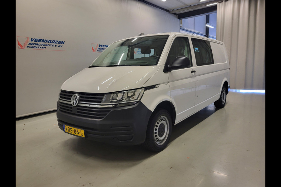 Volkswagen Transporter 2.0TDI 150pk L2/H1 Dubbele Cabine Euro 6!