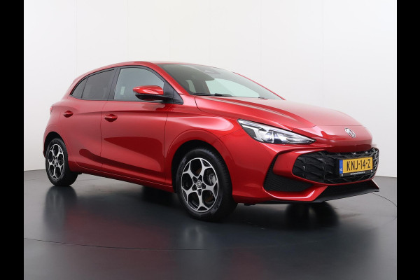 MG MG3 Hybrid+ 1.5 Hybrid+ Luxury ONDERHOUD GEHAD BIJ DEALER, DIRECT LEVERBAAR | 7 JAAR MG FABRIEKS GARANTIE TM 02-2032 | STOEL + STUURVERWARMING | 360 CAMERA | ADAP. CRUISE | DODE HOEK | KEYLESS | APPLE CARPLAY |
