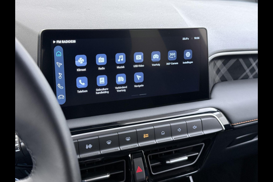 MG MG3 Hybrid+ 1.5 Hybrid+ Luxury ONDERHOUD GEHAD BIJ DEALER, DIRECT LEVERBAAR | 7 JAAR MG FABRIEKS GARANTIE TM 02-2032 | STOEL + STUURVERWARMING | 360 CAMERA | ADAP. CRUISE | DODE HOEK | KEYLESS | APPLE CARPLAY |
