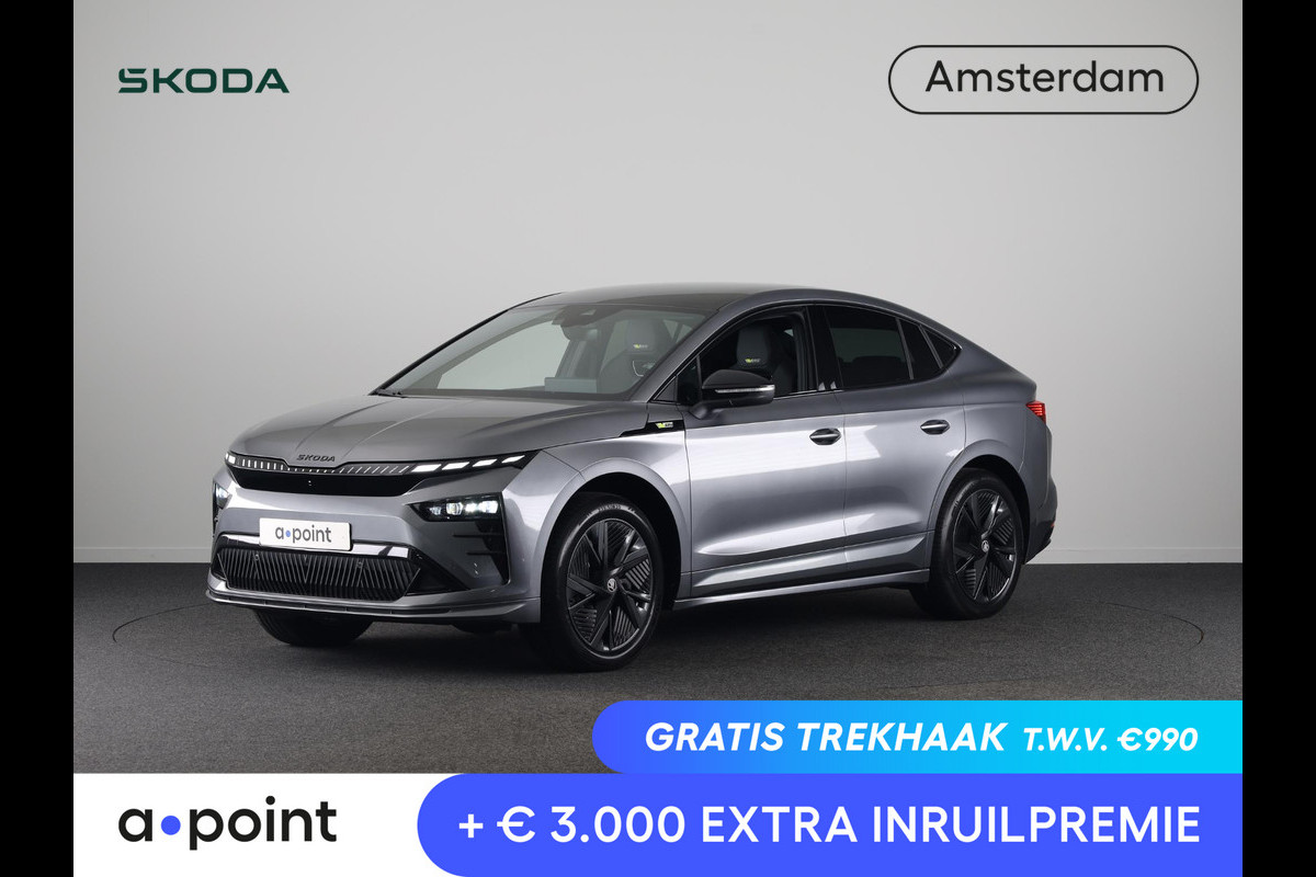 Škoda Enyaq Coupé 85X RS | 4x4 | panoramadak | Travel Assist | stoel- en stuurverwarming |