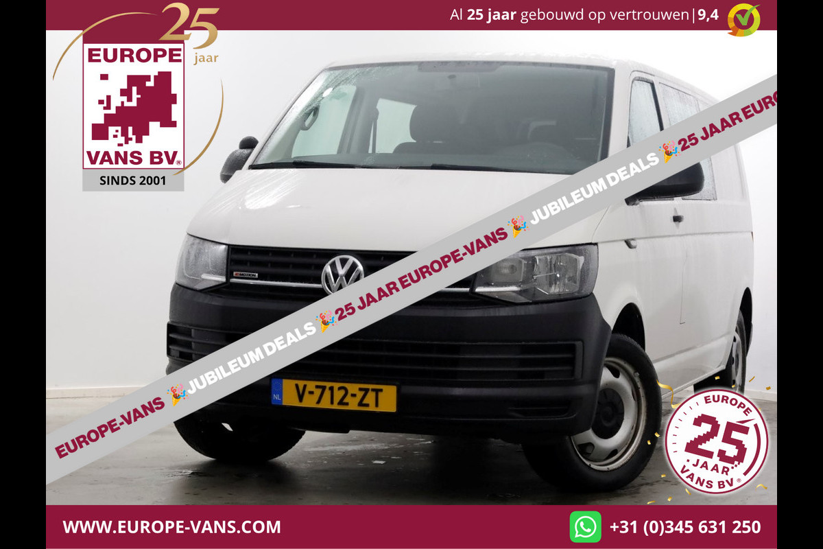 Volkswagen Transporter T6 2.0 TSI Benzine 4Motion 4x4 DSG-Automaat Lang D.C. Achterklep BPM-Vrij 07-2019