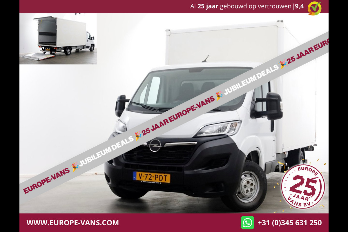 Opel Movano 2.2D 140pk Bakwagen met laadklep 1.060kg laadvermogen 08-2023