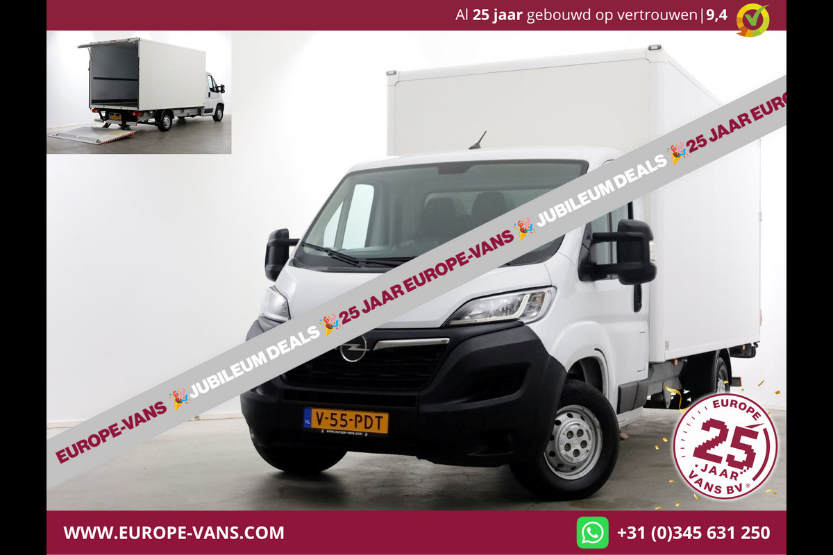 Opel Movano 2.2D 140pk Bakwagen met laadklep 1.060kg laadvermogen 08-2023