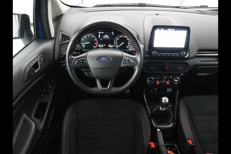 Ford EcoSport 1.0 EcoBoost ST-Line | 50.131km NAP | Leder/Alcantara | Navigatie | Keyless | Parkeerhulp | Climate control | Bluetooth | Cruise control