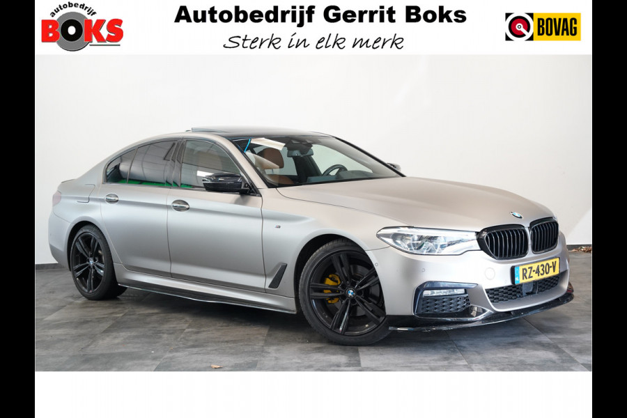 BMW 5 Serie 520i High Executive M-Sport  Wrapped Schuif/kantel-dak Leder
