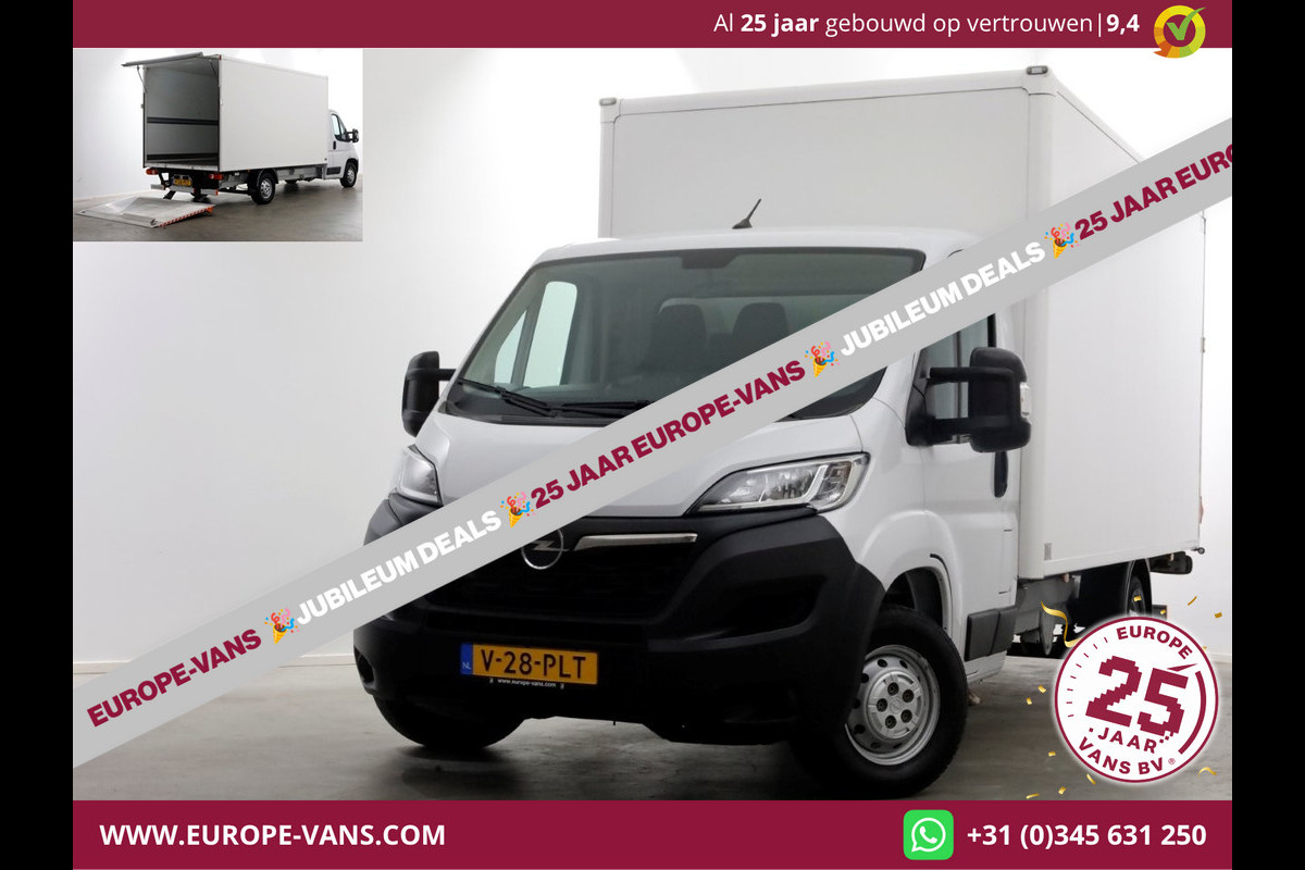 Opel Movano 2.2D 140pk Bakwagen met laadklep 1.060kg laadvermogen 02-2024