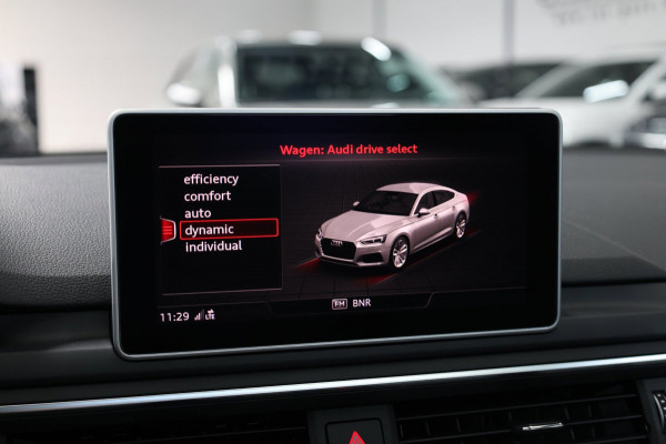 Audi A5 Sportback 2.0 TFSI 2x S-line Edition LED/VIRTUAL/SFEER/PANO/B&O/HALF LEDER+S.VERWARMING/LMV/CRUISE/12 MND GARANTIE