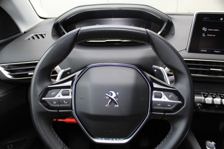Peugeot 3008 1.6-165pk e-THP Allure AUTOMAAT ! Trekgewicht 1.550kg ! Autm. airco dual, camera, digitaal dashboard, navigatie, telefoonvoorb., trekhaak, LM wielen, metallic lak, privacy glass, cruise cntrl, elektr. achterklep etc.