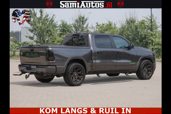 Dodge Ram 1500 LIMITED 5.7 V8 | GRANITE KLEUR | BRONS 4PLAY WIELEN | HUD | MEGA DIK | LUCHTVERING | VOLLE PICK UP | CREW CAB 5 PERSOONS GRIJS KENTEKEN | DUBBELE CABINE | | De specialist in Amerikaanse pick‑ups in Nederland en Europa.