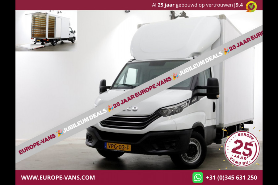 Iveco Daily 35S14 136pk HiMatic Automaat Bakwagen met laadklep en zijdeur H235cm 03-2022