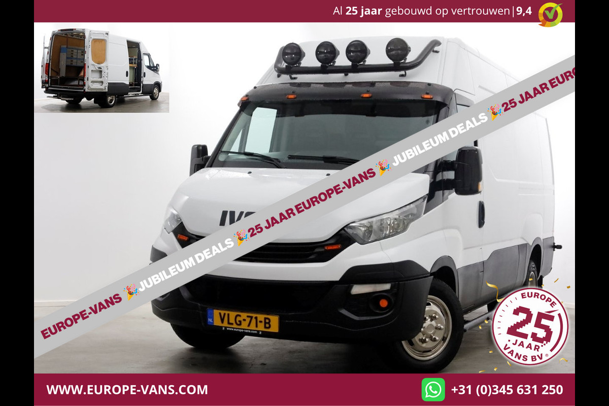 Iveco Daily 35C14 136pk E6 HiMatic Automaat L2H2 Airco/Camera/Trekhaak 3500kg 09-2018
