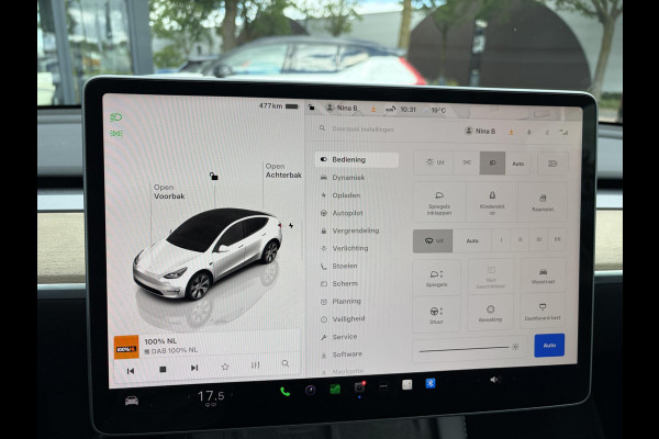 Tesla Model Y Long Range AWD 75 kWh SOH 95% |  TESLA FABRIEKSGARANTIE TOT 2027 | FABRIEKSGARANTIE OP ACCU & AANDRIJFLIJN TOT 2032 OF 192.000 KM| BTW VERREKENBAAR