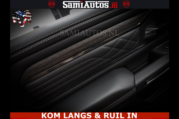 Dodge Ram Limited Night Sport High Output 540HP 706Nm | Massage + Full Option | De Meest Luxe en Volle Pick-Up in zijn Klasse | Comfortabele Dubbele Cabine met Royale 5 Zitplaatsen | BPM vrij | Nu Leverbaar uit Voorraad | Voorraad Nr 2356 - 0990 | De specialist in Amerikaanse pick‑ups in Nederland en Europa.