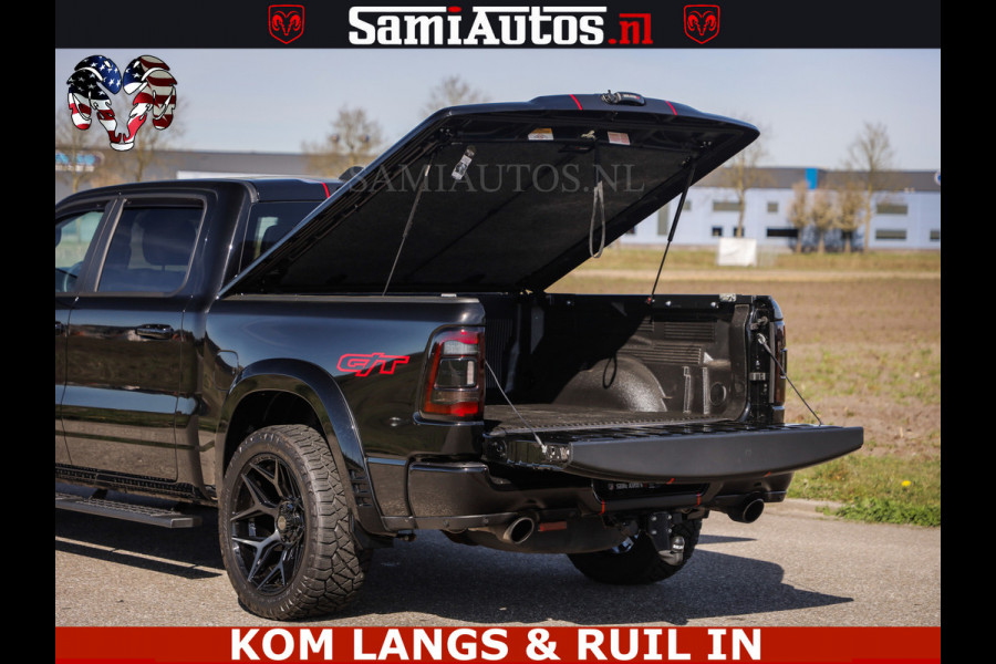 Dodge Ram GT HULK | 5.7 V8 HEMI | VIRTUAL COCKPIT | HEAD-UP | ADAPTIVE CRUISE | 360 CAMERA | TRX PACK | Comfortabele Dubbele Cabine met Royale 5 Zitplaatsen | BPM vrij | De specialist in Amerikaanse pick‑ups in Nederland en Europa.