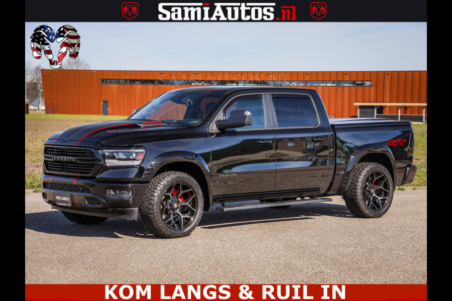 Dodge Ram GT HULK | 5.7 V8 HEMI | VIRTUAL COCKPIT | HEAD-UP | ADAPTIVE CRUISE | 360 CAMERA | TRX PACK | Comfortabele Dubbele Cabine met Royale 5 Zitplaatsen | BPM vrij | De specialist in Amerikaanse pick‑ups in Nederland en Europa.