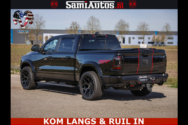 Dodge Ram GT HULK | 5.7 V8 HEMI | VIRTUAL COCKPIT | HEAD-UP | ADAPTIVE CRUISE | 360 CAMERA | TRX PACK | Comfortabele Dubbele Cabine met Royale 5 Zitplaatsen | BPM vrij | De specialist in Amerikaanse pick‑ups in Nederland en Europa.