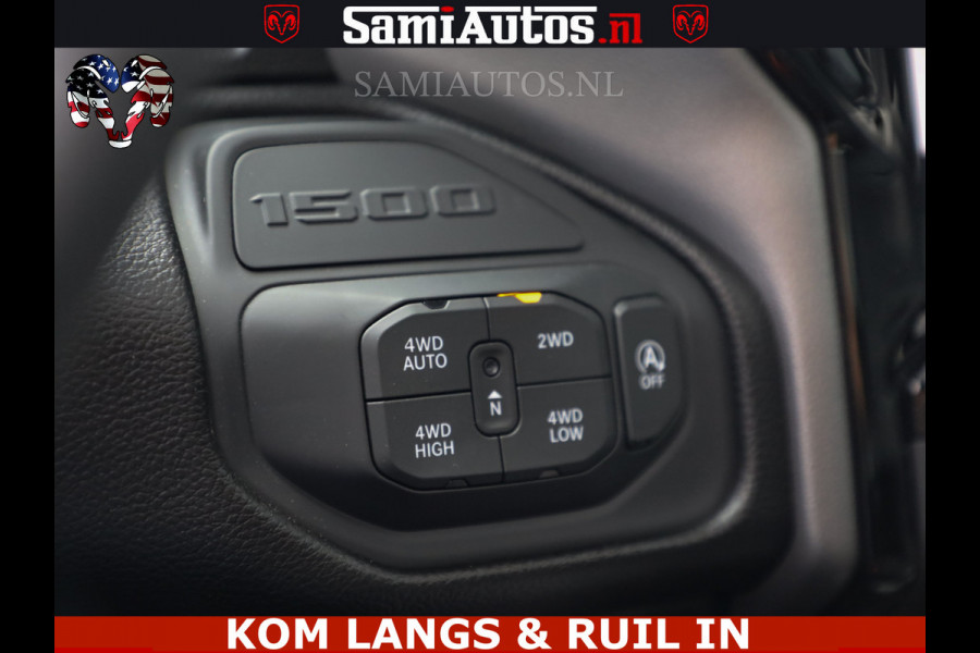 Dodge Ram GT HULK | 5.7 V8 HEMI | VIRTUAL COCKPIT | HEAD-UP | ADAPTIVE CRUISE | 360 CAMERA | TRX PACK | Comfortabele Dubbele Cabine met Royale 5 Zitplaatsen | BPM vrij | De specialist in Amerikaanse pick‑ups in Nederland en Europa.