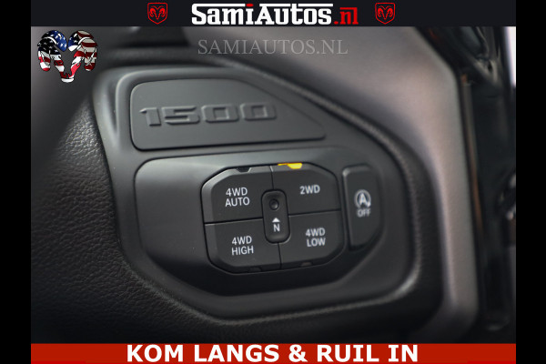 Dodge Ram GT HULK | 5.7 V8 HEMI | VIRTUAL COCKPIT | HEAD-UP | ADAPTIVE CRUISE | 360 CAMERA | TRX PACK | Comfortabele Dubbele Cabine met Royale 5 Zitplaatsen | BPM vrij | De specialist in Amerikaanse pick‑ups in Nederland en Europa.
