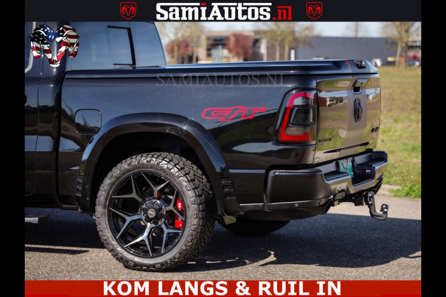 Dodge Ram GT HULK | 5.7 V8 HEMI | VIRTUAL COCKPIT | HEAD-UP | ADAPTIVE CRUISE | 360 CAMERA | TRX PACK | Comfortabele Dubbele Cabine met Royale 5 Zitplaatsen | BPM vrij | De specialist in Amerikaanse pick‑ups in Nederland en Europa.