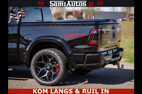Dodge Ram GT HULK | 5.7 V8 HEMI | VIRTUAL COCKPIT | HEAD-UP | ADAPTIVE CRUISE | 360 CAMERA | TRX PACK | Comfortabele Dubbele Cabine met Royale 5 Zitplaatsen | BPM vrij | De specialist in Amerikaanse pick‑ups in Nederland en Europa.