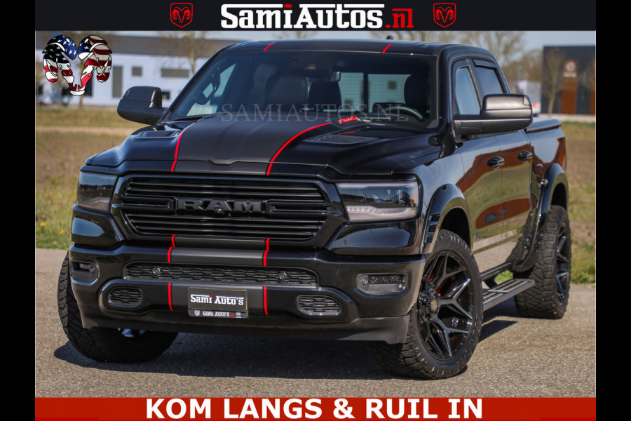 Dodge Ram GT HULK | 5.7 V8 HEMI | VIRTUAL COCKPIT | HEAD-UP | ADAPTIVE CRUISE | 360 CAMERA | TRX PACK | Comfortabele Dubbele Cabine met Royale 5 Zitplaatsen | BPM vrij | De specialist in Amerikaanse pick‑ups in Nederland en Europa.