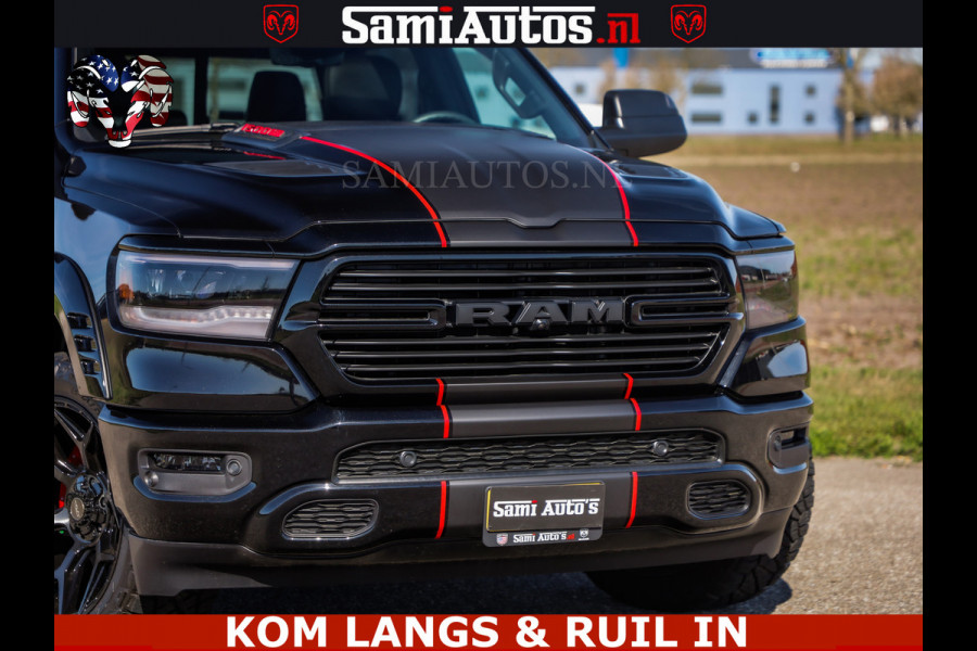 Dodge Ram GT HULK | 5.7 V8 HEMI | VIRTUAL COCKPIT | HEAD-UP | ADAPTIVE CRUISE | 360 CAMERA | TRX PACK | Comfortabele Dubbele Cabine met Royale 5 Zitplaatsen | BPM vrij | De specialist in Amerikaanse pick‑ups in Nederland en Europa.