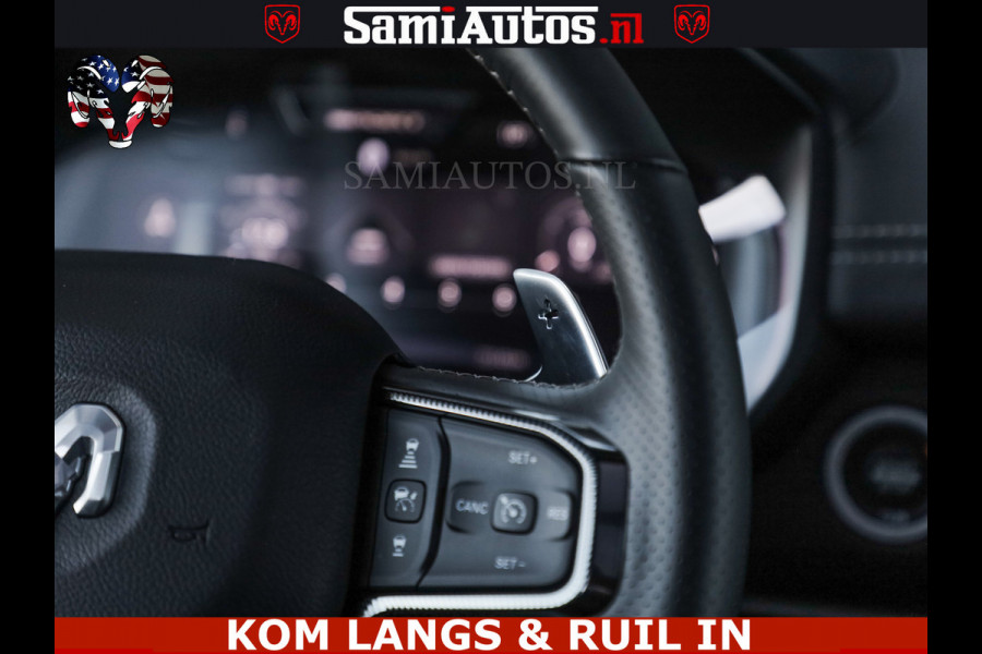 Dodge Ram GT HULK | 5.7 V8 HEMI | VIRTUAL COCKPIT | HEAD-UP | ADAPTIVE CRUISE | 360 CAMERA | TRX PACK | Comfortabele Dubbele Cabine met Royale 5 Zitplaatsen | BPM vrij | De specialist in Amerikaanse pick‑ups in Nederland en Europa.