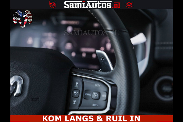 Dodge Ram GT HULK | 5.7 V8 HEMI | VIRTUAL COCKPIT | HEAD-UP | ADAPTIVE CRUISE | 360 CAMERA | TRX PACK | Comfortabele Dubbele Cabine met Royale 5 Zitplaatsen | BPM vrij | De specialist in Amerikaanse pick‑ups in Nederland en Europa.