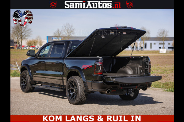 Dodge Ram GT HULK | 5.7 V8 HEMI | VIRTUAL COCKPIT | HEAD-UP | ADAPTIVE CRUISE | 360 CAMERA | TRX PACK | Comfortabele Dubbele Cabine met Royale 5 Zitplaatsen | BPM vrij | De specialist in Amerikaanse pick‑ups in Nederland en Europa.