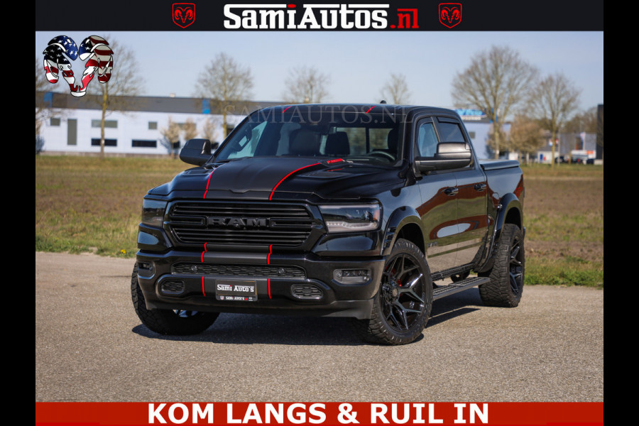Dodge Ram GT HULK | 5.7 V8 HEMI | VIRTUAL COCKPIT | HEAD-UP | ADAPTIVE CRUISE | 360 CAMERA | TRX PACK | Comfortabele Dubbele Cabine met Royale 5 Zitplaatsen | BPM vrij | De specialist in Amerikaanse pick‑ups in Nederland en Europa.