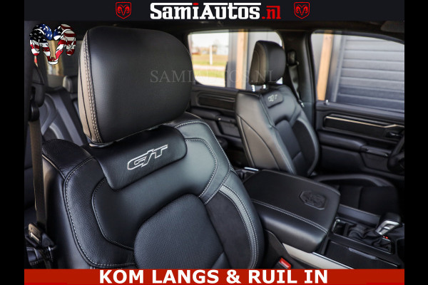 Dodge Ram GT HULK | 5.7 V8 HEMI | VIRTUAL COCKPIT | HEAD-UP | ADAPTIVE CRUISE | 360 CAMERA | TRX PACK | Comfortabele Dubbele Cabine met Royale 5 Zitplaatsen | BPM vrij | De specialist in Amerikaanse pick‑ups in Nederland en Europa.
