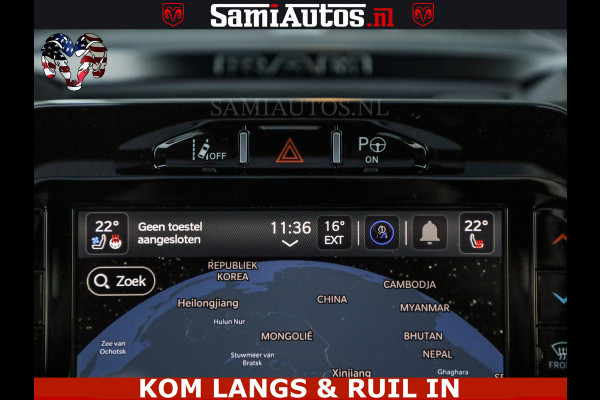 Dodge Ram GT HULK | 5.7 V8 HEMI | VIRTUAL COCKPIT | HEAD-UP | ADAPTIVE CRUISE | 360 CAMERA | TRX PACK | Comfortabele Dubbele Cabine met Royale 5 Zitplaatsen | BPM vrij | De specialist in Amerikaanse pick‑ups in Nederland en Europa.
