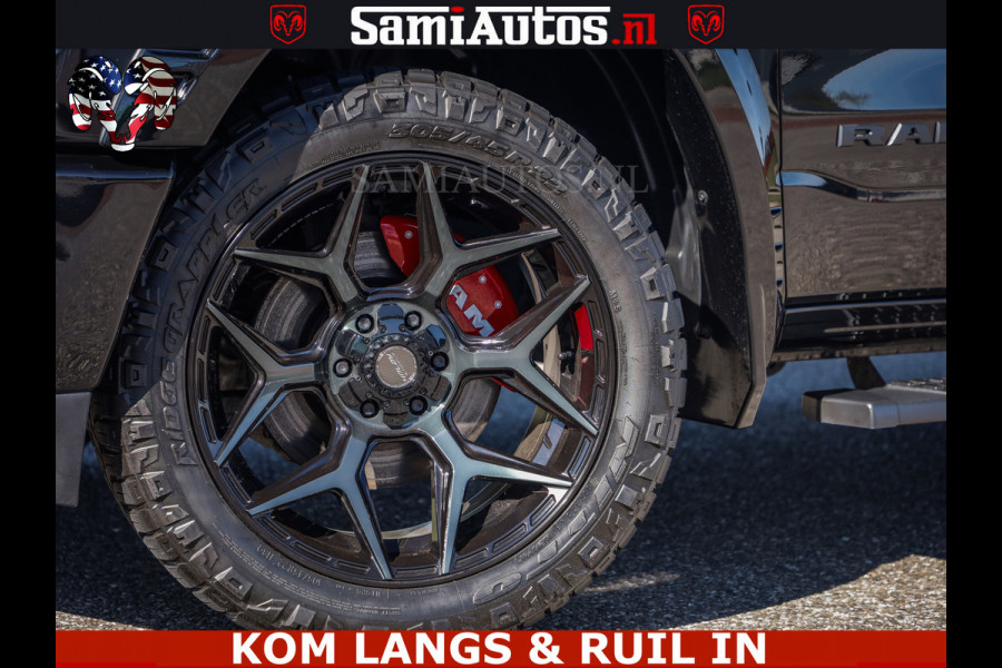 Dodge Ram GT HULK | 5.7 V8 HEMI | VIRTUAL COCKPIT | HEAD-UP | ADAPTIVE CRUISE | 360 CAMERA | TRX PACK | Comfortabele Dubbele Cabine met Royale 5 Zitplaatsen | BPM vrij | De specialist in Amerikaanse pick‑ups in Nederland en Europa.