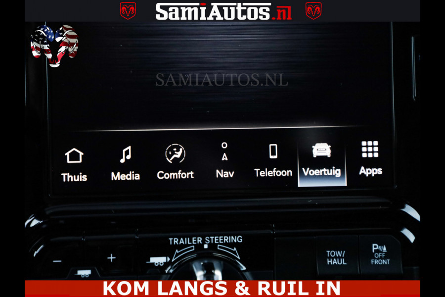 Dodge Ram GT HULK | 5.7 V8 HEMI | VIRTUAL COCKPIT | HEAD-UP | ADAPTIVE CRUISE | 360 CAMERA | TRX PACK | Comfortabele Dubbele Cabine met Royale 5 Zitplaatsen | BPM vrij | De specialist in Amerikaanse pick‑ups in Nederland en Europa.