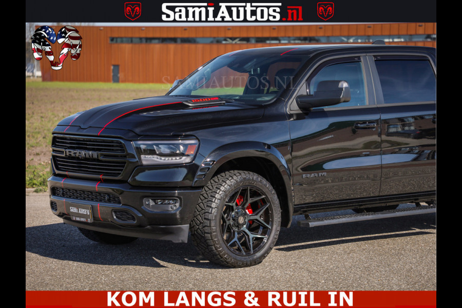 Dodge Ram GT HULK | 5.7 V8 HEMI | VIRTUAL COCKPIT | HEAD-UP | ADAPTIVE CRUISE | 360 CAMERA | TRX PACK | Comfortabele Dubbele Cabine met Royale 5 Zitplaatsen | BPM vrij | De specialist in Amerikaanse pick‑ups in Nederland en Europa.