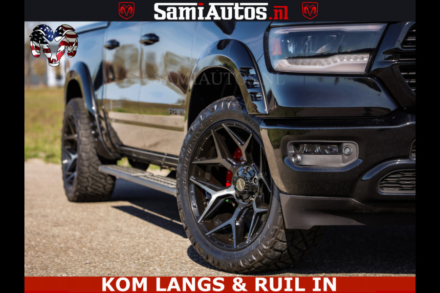 Dodge Ram GT HULK | 5.7 V8 HEMI | VIRTUAL COCKPIT | HEAD-UP | ADAPTIVE CRUISE | 360 CAMERA | TRX PACK | Comfortabele Dubbele Cabine met Royale 5 Zitplaatsen | BPM vrij | De specialist in Amerikaanse pick‑ups in Nederland en Europa.