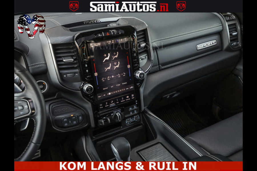 Dodge Ram GT HULK | 5.7 V8 HEMI | VIRTUAL COCKPIT | HEAD-UP | ADAPTIVE CRUISE | 360 CAMERA | TRX PACK | Comfortabele Dubbele Cabine met Royale 5 Zitplaatsen | BPM vrij | De specialist in Amerikaanse pick‑ups in Nederland en Europa.