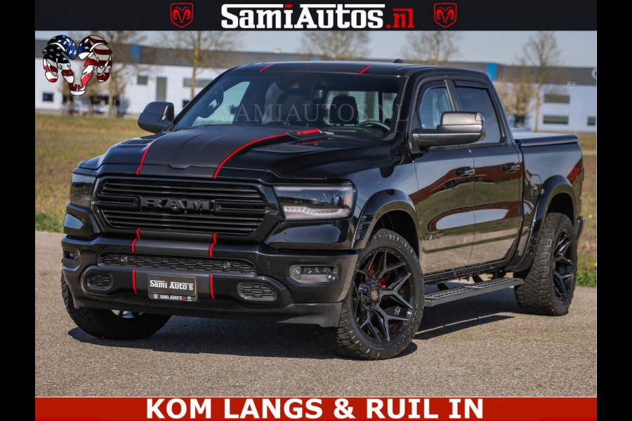 Dodge Ram GT HULK | 5.7 V8 HEMI | VIRTUAL COCKPIT | HEAD-UP | ADAPTIVE CRUISE | 360 CAMERA | TRX PACK | Comfortabele Dubbele Cabine met Royale 5 Zitplaatsen | BPM vrij | De specialist in Amerikaanse pick‑ups in Nederland en Europa.