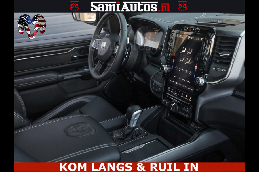 Dodge Ram GT HULK | 5.7 V8 HEMI | VIRTUAL COCKPIT | HEAD-UP | ADAPTIVE CRUISE | 360 CAMERA | TRX PACK | Comfortabele Dubbele Cabine met Royale 5 Zitplaatsen | BPM vrij | De specialist in Amerikaanse pick‑ups in Nederland en Europa.